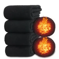 【特価セール】レディース 靴下 冬 ソックス 極暖38℃恒温蓄熱・肉厚裏パイル・ウール30％以上（鑑定済み） ウールソックス 暖かい 防寒保温 蒸れず 伸縮性 [APIKIE] もこもこ靴下 男女兼用 ソックス厚手 スキー 室内 アウトドア 4足/6足セット