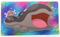 【中古】サプライ ポケモンカードゲーム 英語版 プレイマット Wetland Wonders -ウェットランド・ワンダーズ- 海外ポケモンセンター限定