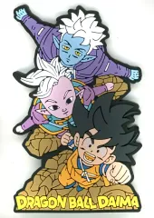 【中古】雑貨 グロリオ＆界王神(ミニ)＆孫悟空(ミニ)/ロゴスタンド ラバーコレクション 「一番くじ ドラゴンボールDAIMA 第2弾」 G賞