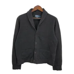 Polo by Ralph Lauren ポロ ラルフローレン ショールカラー スウェットカーディガン グレー (メンズ L) 中古 古着 S0285