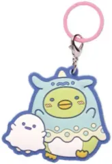 【中古】キーホルダー ぺんぎん＆たぴおか 「すみっコぐらし めじるしラバーチャーム」