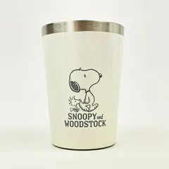 スヌーピー  コンビニコーヒー ステンレスタンブラー(M) ホワイト コップ  SNOOPY