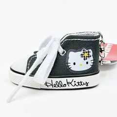サンリオ ハローキティ スニーカーキーリング カオハナ ブラック Sanrio