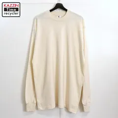 DEADSTOCK 90s USA製 vintage Fruit of the Loom 無地 長袖Ｔシャツ メンズ 表記XLサイズ