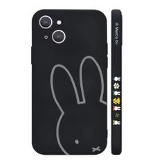 【在庫処分】16 Pro 用 保護カバー 用 キャラクター スマホケース iPhone ［シリコン 軽薄型 ワイヤレス充電対応 ミッフィー レンズ保護 ストラップホール付き］ ケース 6.3インチ ケース アイフォン16Pro iPhone16Pro 対応 B