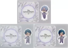 【中古】コースター 全3種セット アクリルスタンドコースター＜オクタヴィネル寮＞ 「ディズニー ツイステッドワンダーランド×OH MY CAFE(2023)」 ドリンクメニュー有償特典