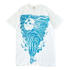 希少 2011 Stone Temple Pilots ツアーTシャツ バンドTシャツ アート 植物 月 STP ホワイト