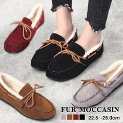 モカシン レディース 靴 ムートンブーツ パンプス スリッポン スエード フラットシューズ ぺたんこ靴 ボア 防寒 モカシンシューズjinze35
