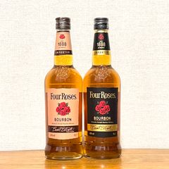 FOUR ROSES 【旧ラベル】フォアローゼス バーボンウイスキー 2本セット