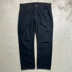 Levi's リーバイス 559 ブラックデニムパンツ リラックスストレート 後染め メンズW38 