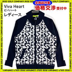 VIVA HEART ビバハート レディース ニットジャケット 総柄 ブラック 42