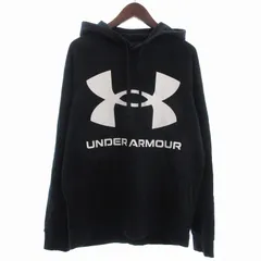 アンダーアーマー UNDER ARMOUR プルオーバー パーカー ロゴ 裏起毛 1357093 黒 ブラック XL ■FF