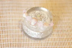 Sakura romance flexible bracelet (Silver 925)　天然石　ブレスレット　パワーストーン