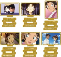【中古】アクリルスタンド・アクリルパネル 全6種セット 「名探偵コナン 場面写トレーディングメタリックミニアクリルスタンド 遠山和葉collection」