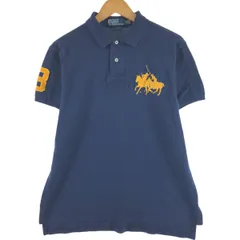古着 ラルフローレン Ralph Lauren POLO by Ralph Lauren CUSTOM FIT ダブルポニー 半袖 ポロシャツ メンズL相当/eaa557302