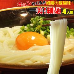 送料無料 うどん 女・美！ 細麺 4人前セット半生 讃岐うどん　XN-2GR