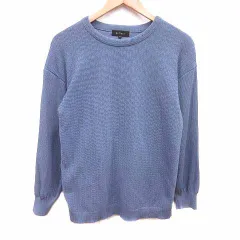 リフレクト Reflect ニット カットソー 切替 長袖 11 L 紫 ライトパープル /YK