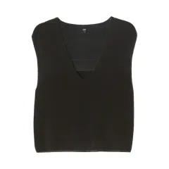 UNIQLO(ユニクロ) ( WOMEN ー S ) ウール ブレンド Vネック ニット ベスト