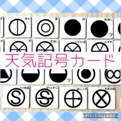 天気記号カード　神経衰弱　モンテッソーリ