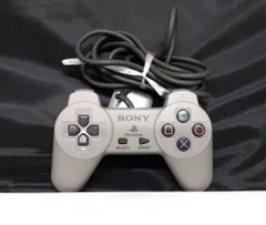 T【HY】【中古】【動作品】SONY ソニー PS1 プレイステーション コントローラー SCPH-1080 グレー[送料無料(一部地域を除く)]HY003