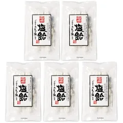 奄美自然食本舗 奄美さんご塩飴 60g 5袋セット 個包装 塩あめ 送料無料のサムネイル
