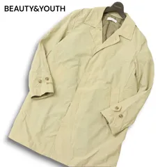 BEAUTY&YOUTH ユナイテッドアローズ 通年★ レーヨン ステンカラー スプリング コート Sz.S メンズ