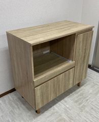 【あかり様専用】LOWYA  幅90 キッチンカウンター 食器棚 スライド棚　ケイラ (担当　水谷)