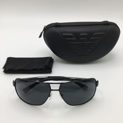 EMPORIO ARMANI SQUARE BLACK FULL RIM サングラス　EA2001 3014/87 64□13 130 3N