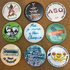 缶バッジ バッジ バッヂ ビンテージ アンティーク 50s ~ 60s 70s 80s 90s 00s 小物 アクセサリー 古着 vintage USA ユーロ 仕入れ ロック ストリート アニメ キャラ バンド ピンナップ 0412 P   999 y30