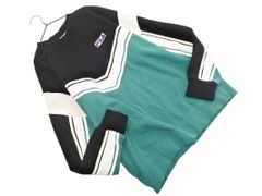 FILA フィラ ロゴ ワッペン スウェット sizeF/黒 ◇■ レディース