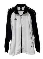 アディダス クライマライトジャケット 白ｘ黒 Ｌサイズ LD556 adi-JarⅡ ジャージ
