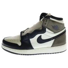 NIKE (ナイキ) AIR JORDAN 1 RETRO HIGH OG GS DARK MOCHA エアジョーダン1ダークモカ ハイカットスニーカー グレードスクール レディース US6Y/24cm 575441-105