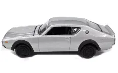 【中古】ミニカー 1/64 ニッサン KPGC110型 ケンメリ GT-R(シルバー) 「TACCAR スカイライン GT-R THE ENGINE」