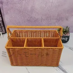 美品❣️ヴィンテージ ラタン ピクニックバスケット 昭和 fit=scale-down,w=1200