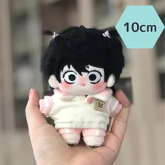 【新品 未使用】ピンク  体操服 運動服 10cm ぬい服　着せ替えジャージぬいぐるみ　運動会　ぬいぐるみ用　着せ替え　衣装　ぬい活 　推し活 　推しぬい　綿人形 　ちびぬい　ちびぐるみ 　無属性　棉花娃娃 コットンドール　人気　K-POP