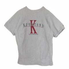 Champion チャンピオン ビンテージ USA製 90s リバースウィーブ 半袖 スウェット グレー系 XL【中古】