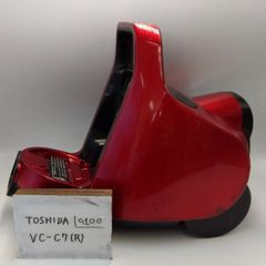 【動作確認済み】 東芝 （型番：VC-C7(R)）（製造年度：2019）　本体のみ　掃除機　TOSHIBA　コンセント　キャニスター　　中古　（色：黒　ブラック　赤　レッド）