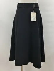 プチメゾン Petit Maison フレアスカート 9号 ブラック ストレッチ素材 未使用 2503WS017