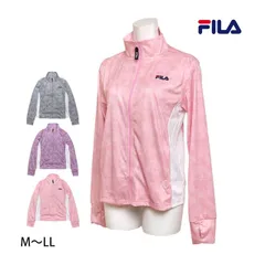 UVジャケット 長袖 レディース 女性 フィラ FILA UVカット ジップアップ ラッシュガード ストレッチ M L LL