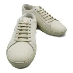 サンローラン SAINT LAURENT スニーカー スニーカー 610648GUP10911337 クリーム コットン レザー スニーカー レディース 新品のサムネイル