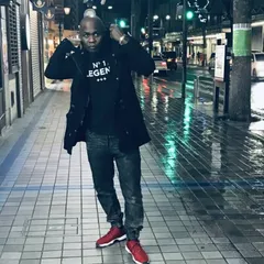 スモークライズ SmokeRise ロング デニムジャケット モッズ ミディアム丈 クラッシュ加工 黒