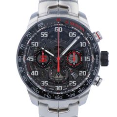 【TAG Heuer】 タグホイヤー カレラ キャリバーホイヤー02 CBG2013 BA0657 アイルトンセナ スペシャルエディション 44mm ステンレススチール 自動巻き オートマ メンズ 腕時計 時計 【中古】 USED-AB 【9356】