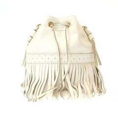 J&M DAVIDSON ジェイアンドエムデヴィッドソン カーニバル フリンジ2WAYショルダーバッグ  ホワイト