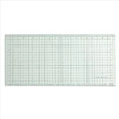 バンコ カッティング定規 方眼 100×210mm 282-20 28220 （1点）