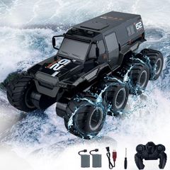水陸両用 ラジコンカー オフロード 子供向け ラジコン 8輪 全身防水 2.4Ghz 8wd 360°回転 パトカー ラジコン船 電動 おもちゃ ラジコン 充電式 車 充電池2本付き 操作時間60分間 電波認証 男の子 誕生日 クリスマス プレゼント 贈り物