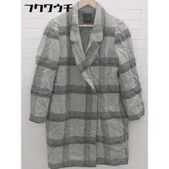 ■ URBAN RESEARCH ROSSO アーバンリサーチ ロッソ チェック 長袖 コート サイズF グレー系 レディース 【中古】 【1102110002468】