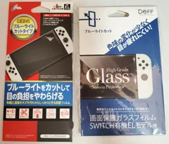 Switch　有機EＬ専用　保護フィルム（ガラス・PET）　未使用　2枚組
