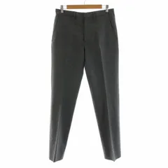 エトロ ETRO イタリア製 スラックス パンツ ウール 裏地チェック 46 S グレー ■GY17 /MWのサムネイル