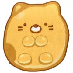 [중고] 수건·수건(캐릭터) 고양이 빵 핸드 타월 [이치반 쿠지 스미코구라시 스미코팡 쿄시츠] F상