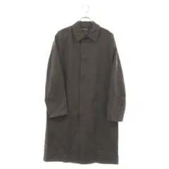COMME des GARCONS (コムデギャルソン) 03AW ウールチェック 比翼ステンカラー コート レディース ブラウン GK-C001のサムネイル